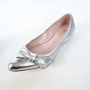 Kate Spade Suki Flats Metallic Silver